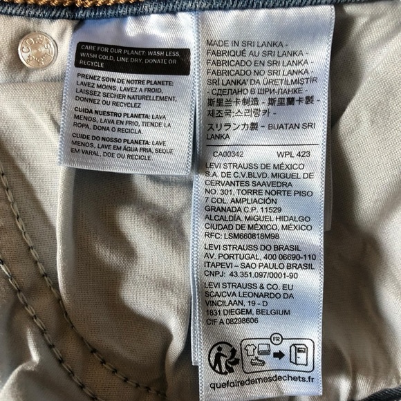 Levi’s Mid-Rise Boyfriend Jeans Size 34 Lapis Gem Medium Wash NWT NEW - Picture 14 of 16